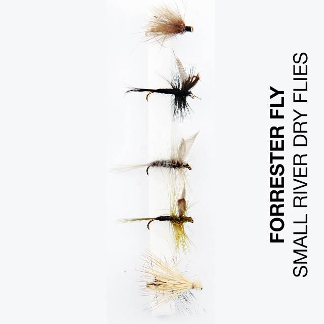 Forrester Fly-Sortiment Small River Dry Flies