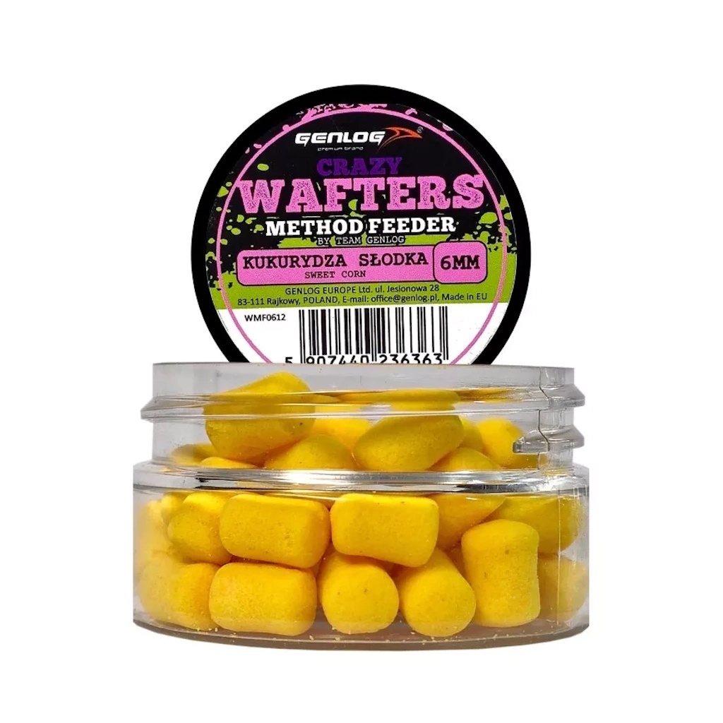 GENLOG Method Feeder Wafters CRAZY Schwebend  8mm 15g Corn