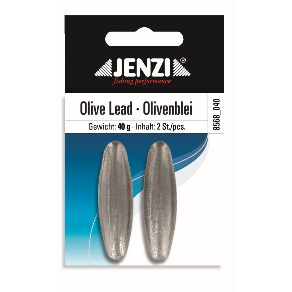 Bleioliven 40 g, 2 Stück – Allroundblei von JENZI für Haupts