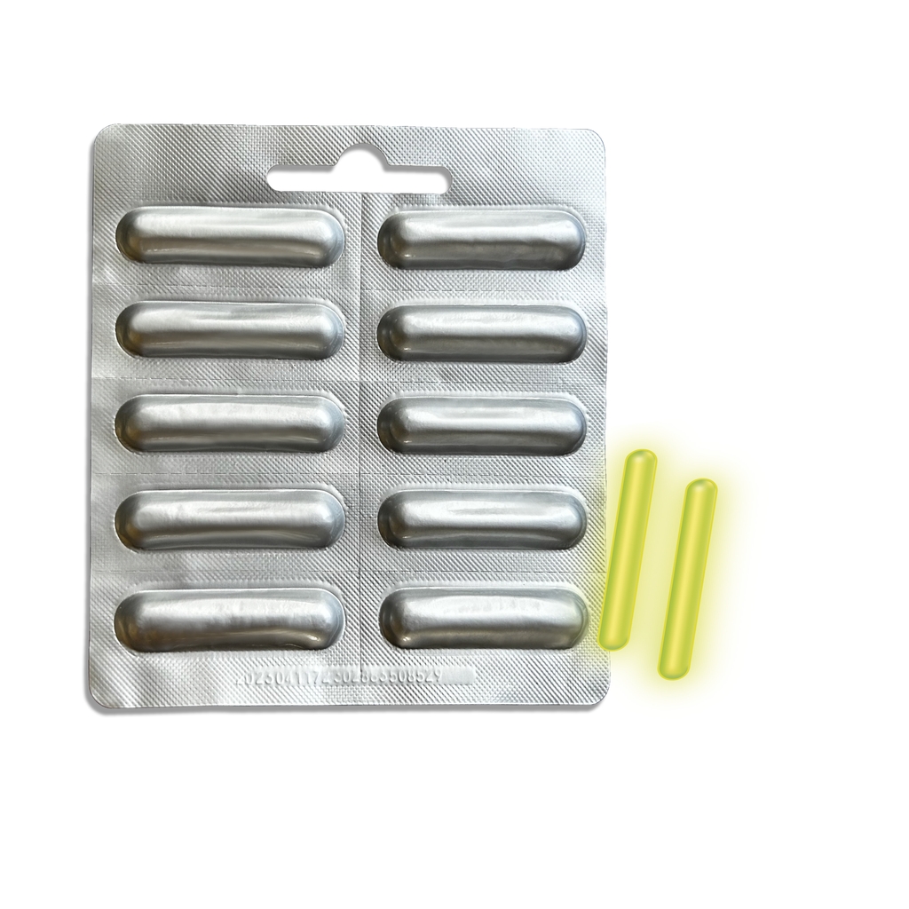 JENZI Knicklichter 4,5/37 mm, Grün, Blister 10 Stück – Leuchtdauer ca. 12 Stunden, geeignet zum Nachtangeln und Posenbeleuchtung