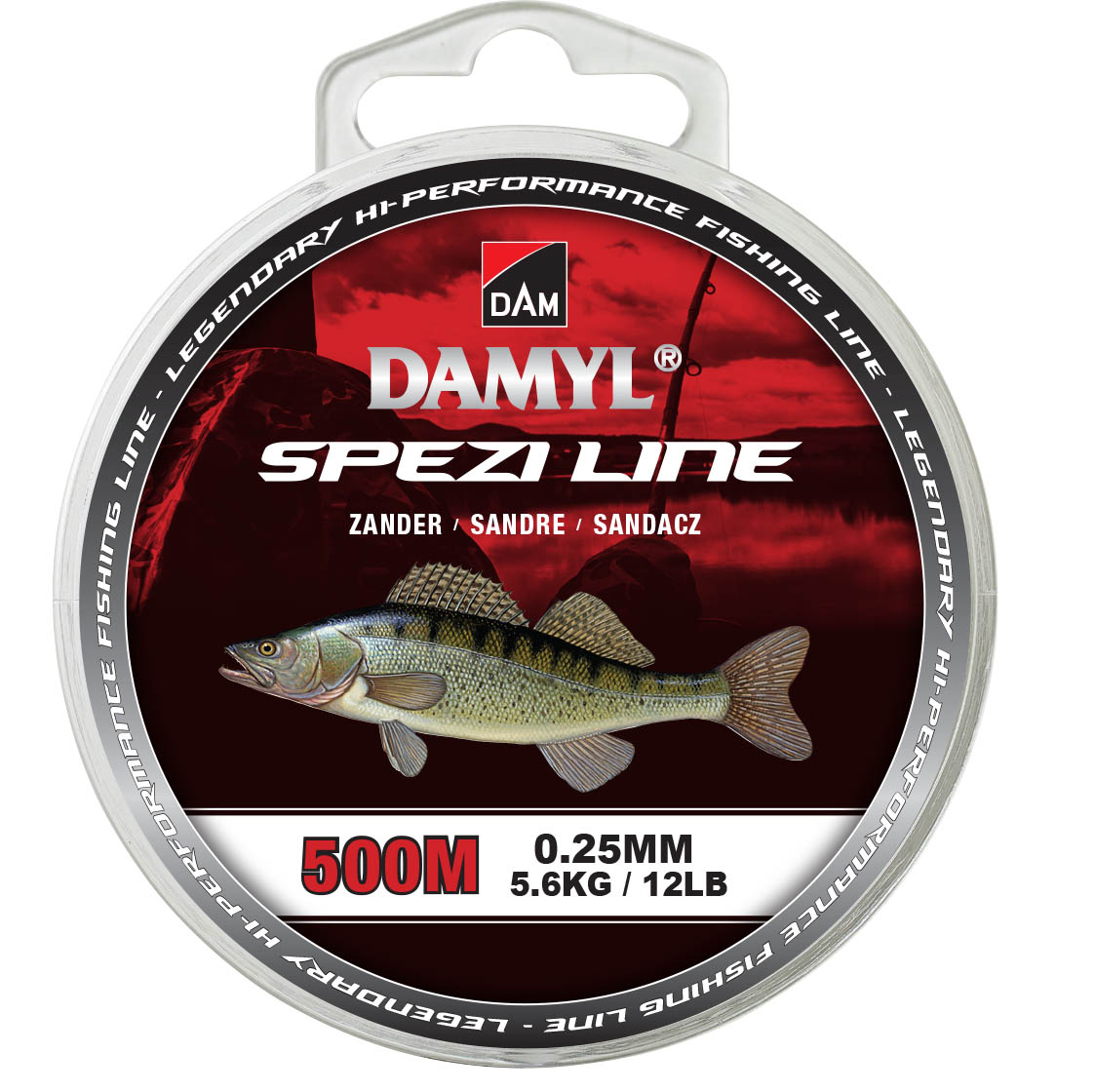 DAM Damyl Spezi Line Zander 0,25 mm / 5,6 kg / 500 m
