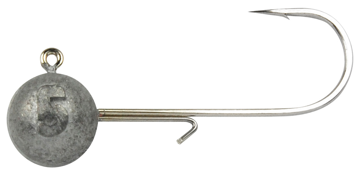 Spro Round Jig Head HD 6/0 0,5 g mit Gamakatsu Jig 90 Haken
