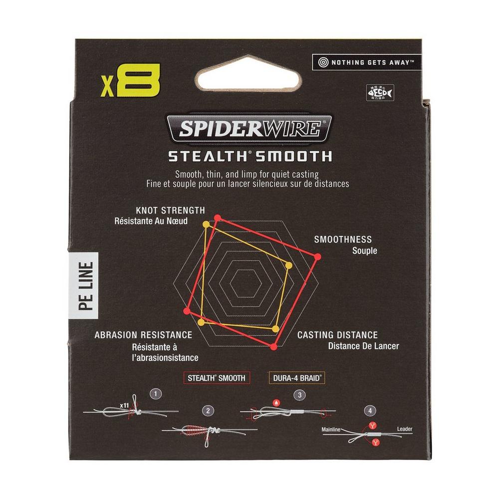 Spiderwire Stelath Smooth 8 Yellow / 150m 0,07 mm / 6,0 kg