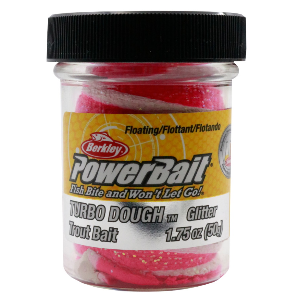 Berkley PowerBait Turbo Dough Trout Bait Pink Lemonade