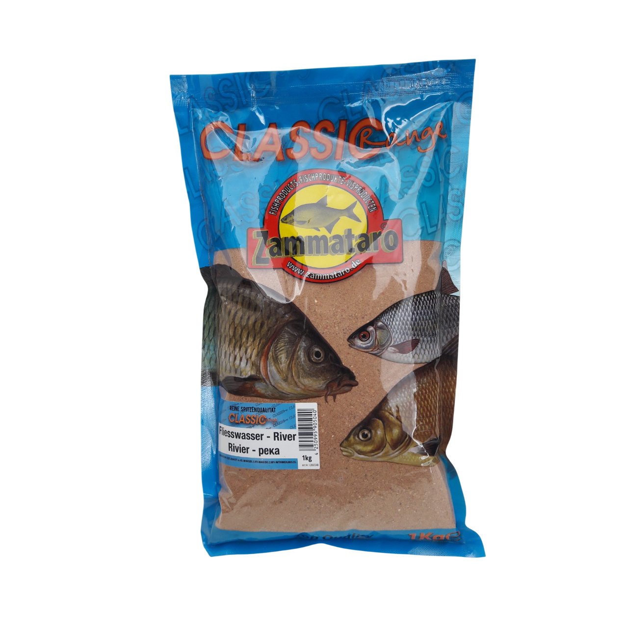 Zammataro Fischlockfutter Classic Range - Fließwasser 1 kg