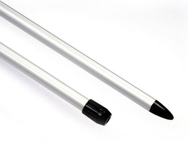 PALADIN Bankstick Erd-Speer 75 cm aus Aluminium, Alu-Edition, Englisches Gewinde, stabiler Bankhalter