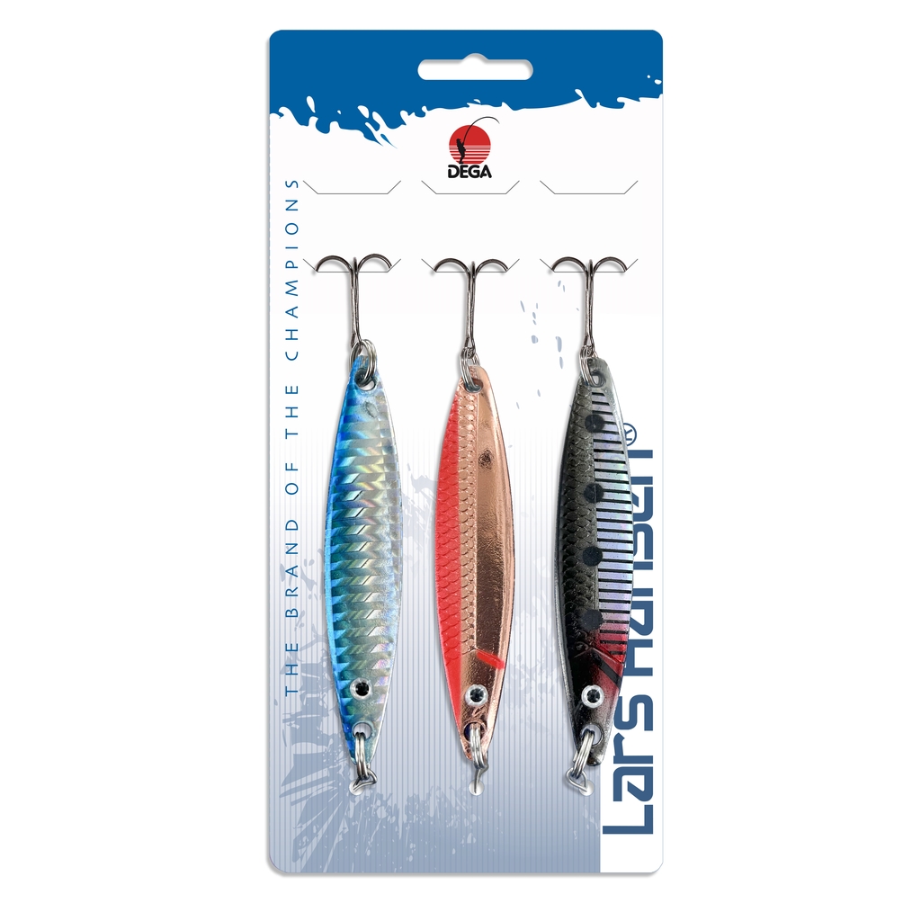 Seatrout Blinker-Set DEGA, 3 teilig, 18 g, 7,5 cm, farbig