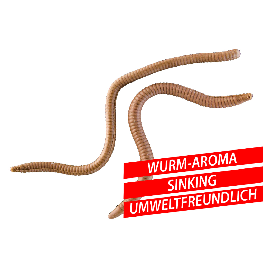 Tasty Gums- Gummiköder mit Geruch - Wurm / Wurm