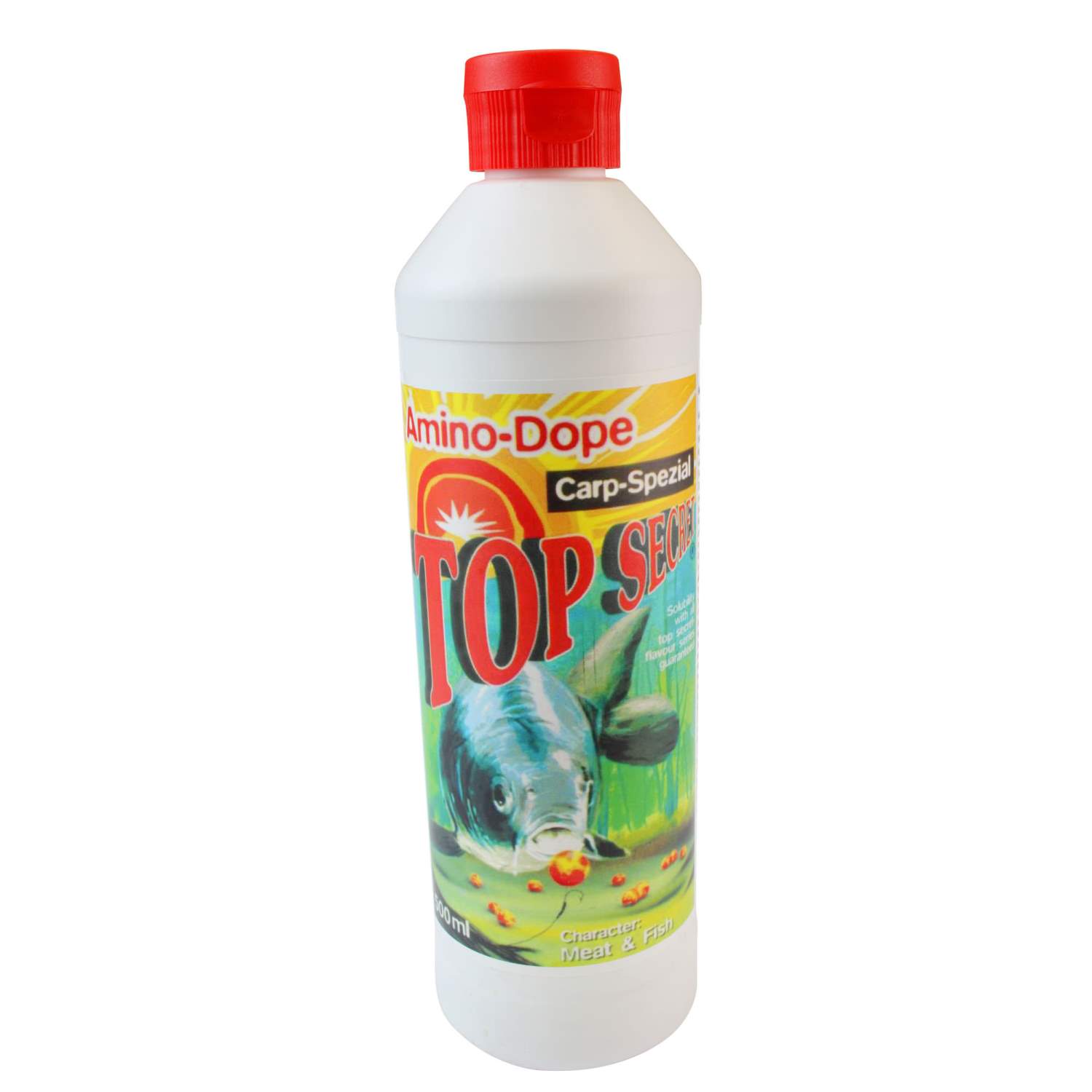 Top Secret Amino-Dope Spezial 500ml Carp Spezial Meet + Fisch