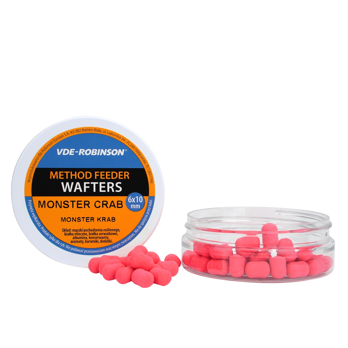 VDE-Robinson Method Feeder  Wafters 6x10mm Monster Crab