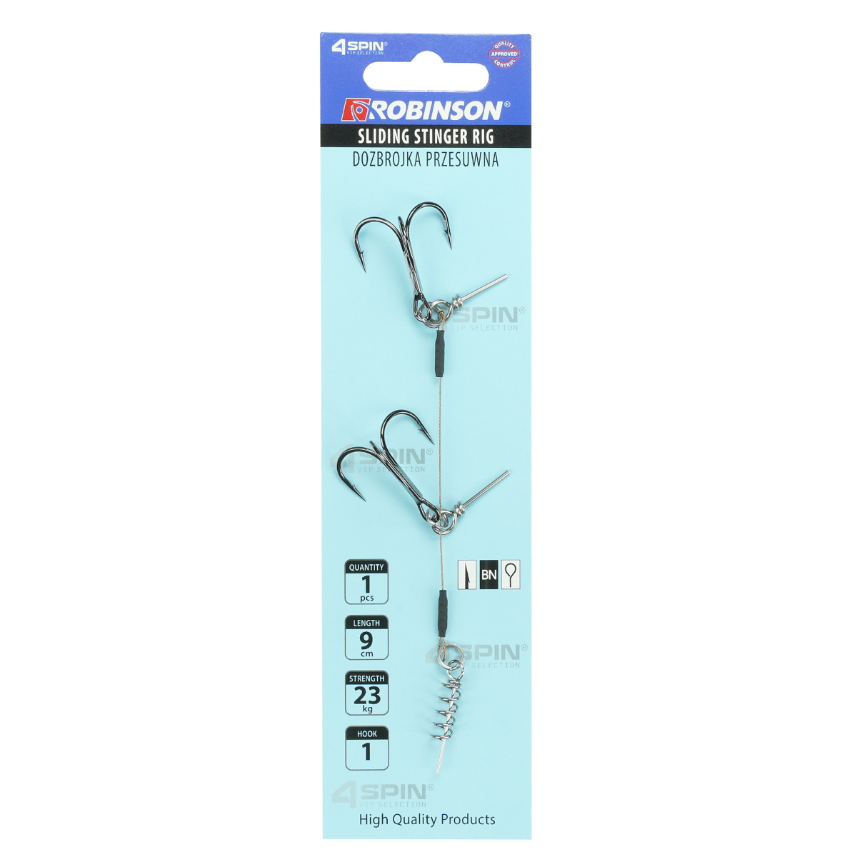 ROBINSON 4SPIN Sliding Stinger Rig 1x7 1/12cm/23kg
