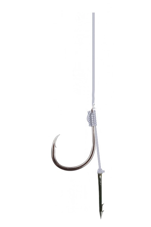 GAMAKATSU Method Feeder Spike Haken 12 cm, bronze