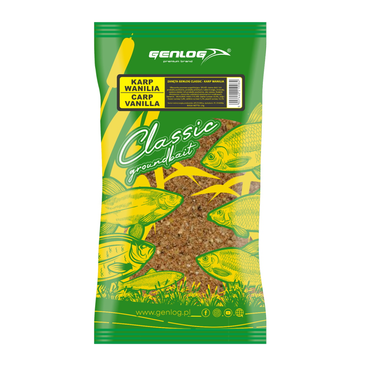 Lockfutter Classic Carp (Vanille)) 1 kg