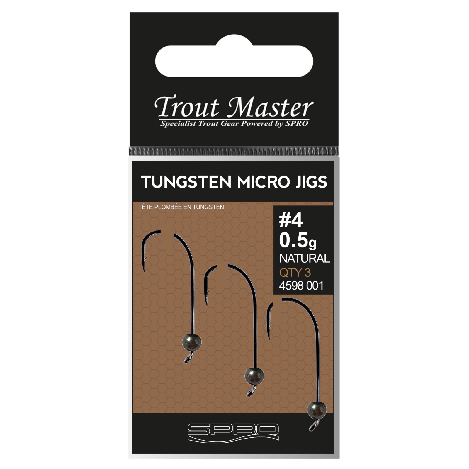 Trout Master Tungsten Micro Jig Haken 0,5g Gr.