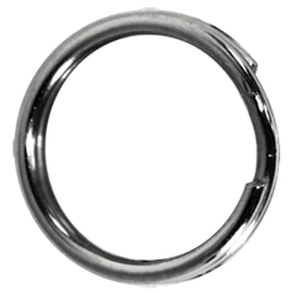 Springringe vernickelt 6 mm, Packung 10 Stück