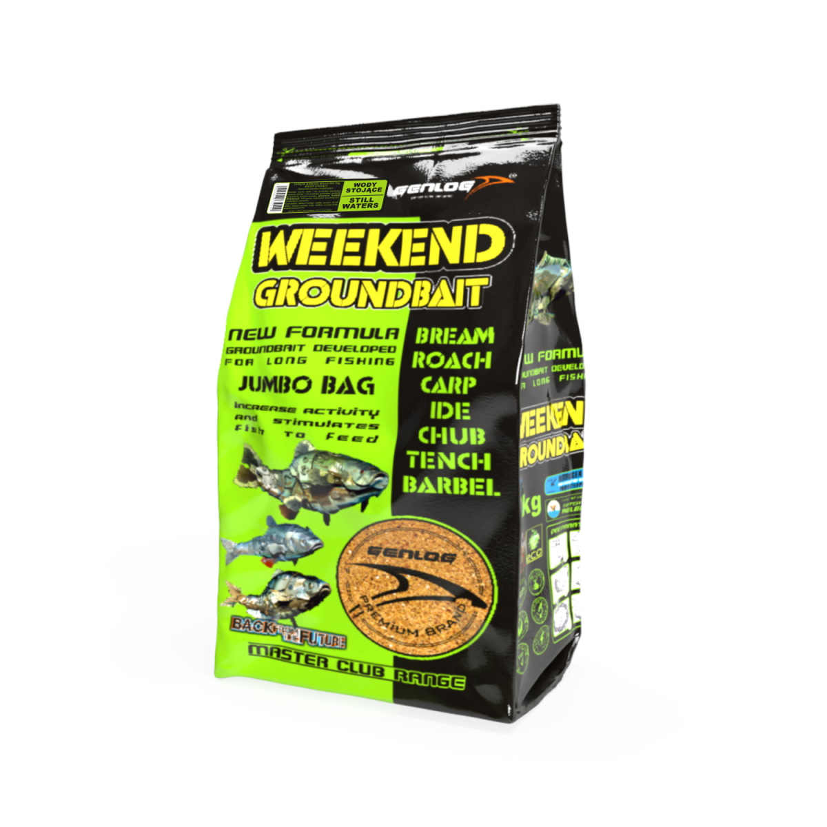 Abbildung Genlog Lockfutter Weekend Vanilla 5 kg Beutel