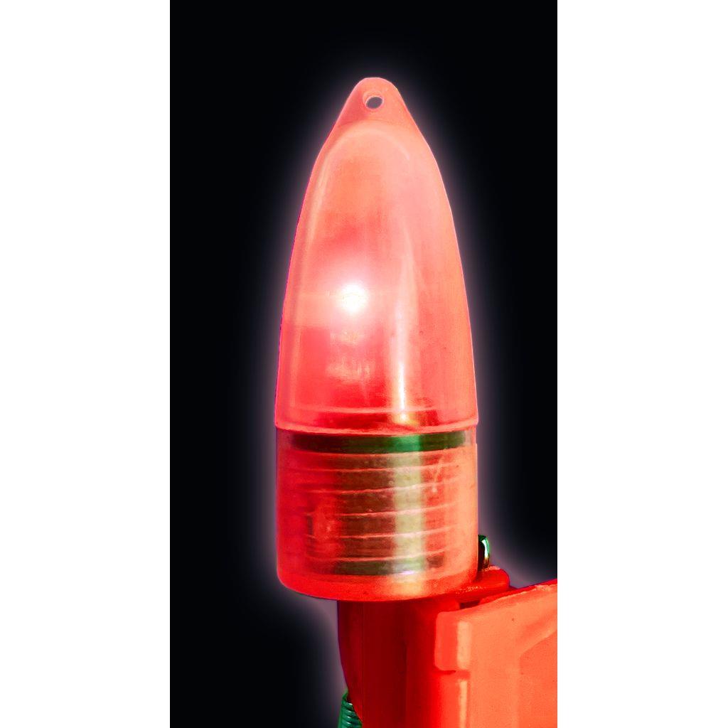 LED Aalglocke rot, 2 Stk, inkl. Batterien, Clip geeignet