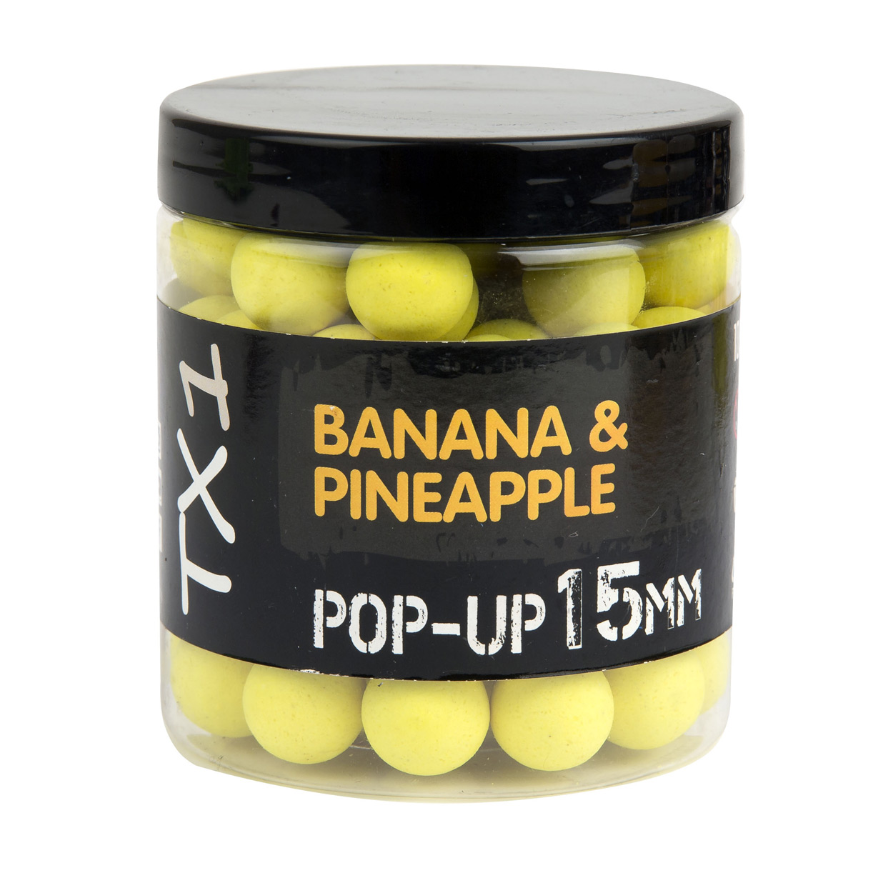 SHIMANO TX1 Pop Up Boillies 15 mm Banana&Pineapp / Fluoro Yellow