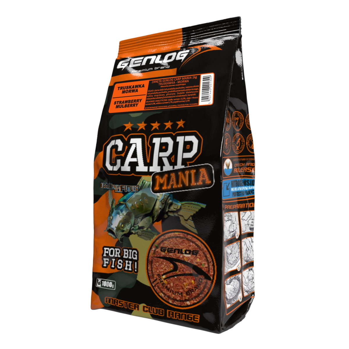 Lockfutter Carp Mania Strawberry/Mulberry 1 kg