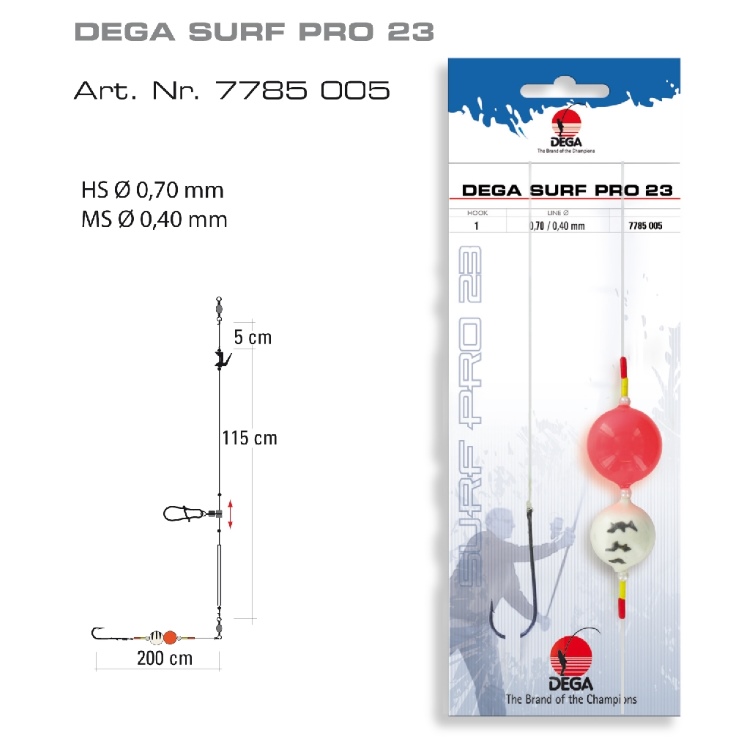 DEGA Surf Pro Rig 23