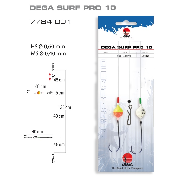 DEGA Surf Pro Rig 10