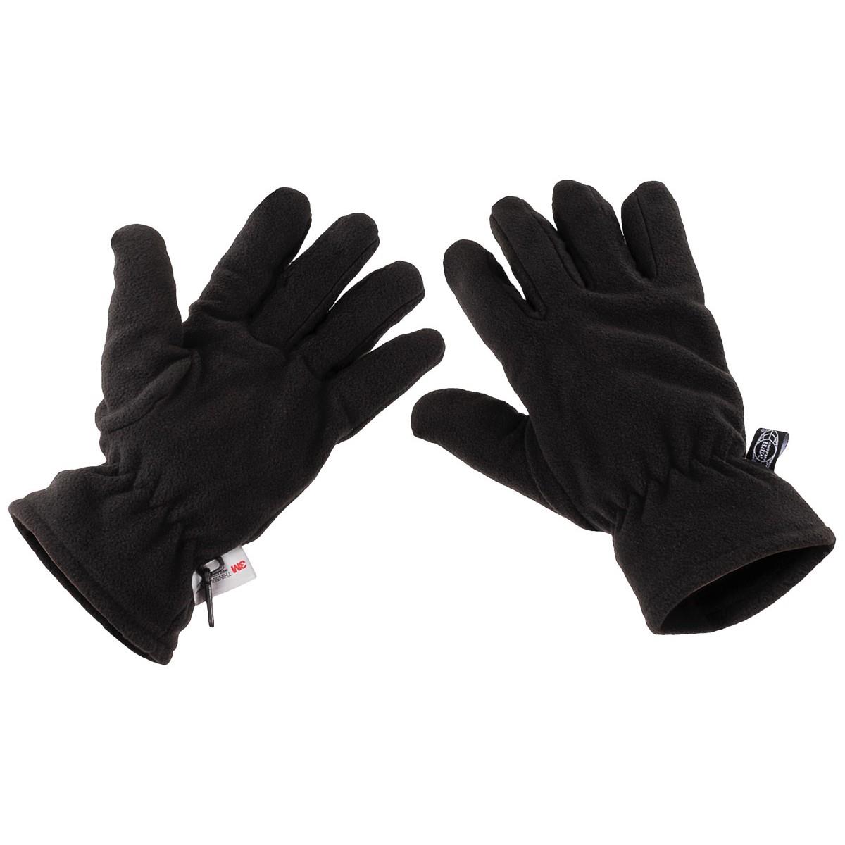 Fleece Handschuhe schwarz     XL