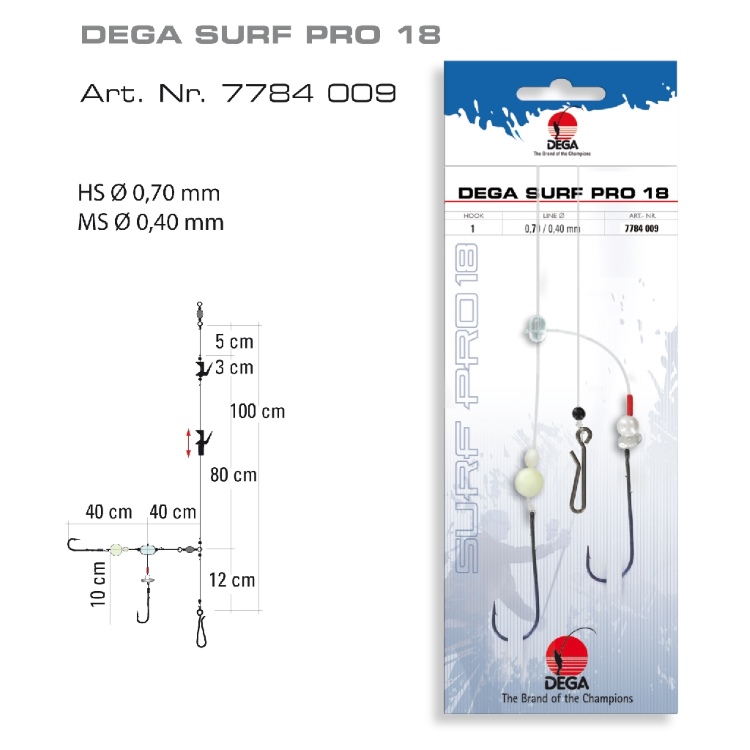 DEGA Surf Pro Rig 18