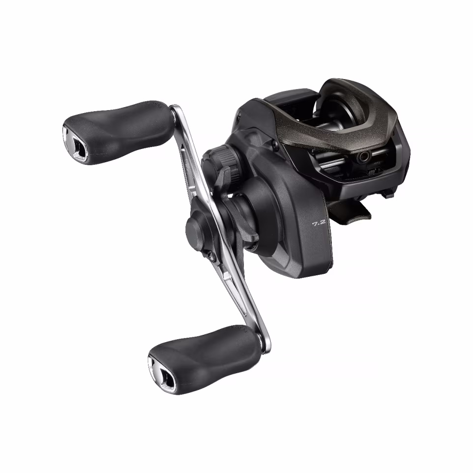 SHIMANO Caius Baitcastrolle151 HG 3+1BB: leichte, robuste Baitcastrolle mit 3+1 Kugellagern, Level Wind, VBS Bremssystem und Super Free Spool – ideal für Einsteiger und Allround- fishing