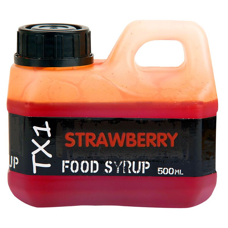 SHIMANO   Bait TX1 Food Syrup 500ml Attractant Strawberry