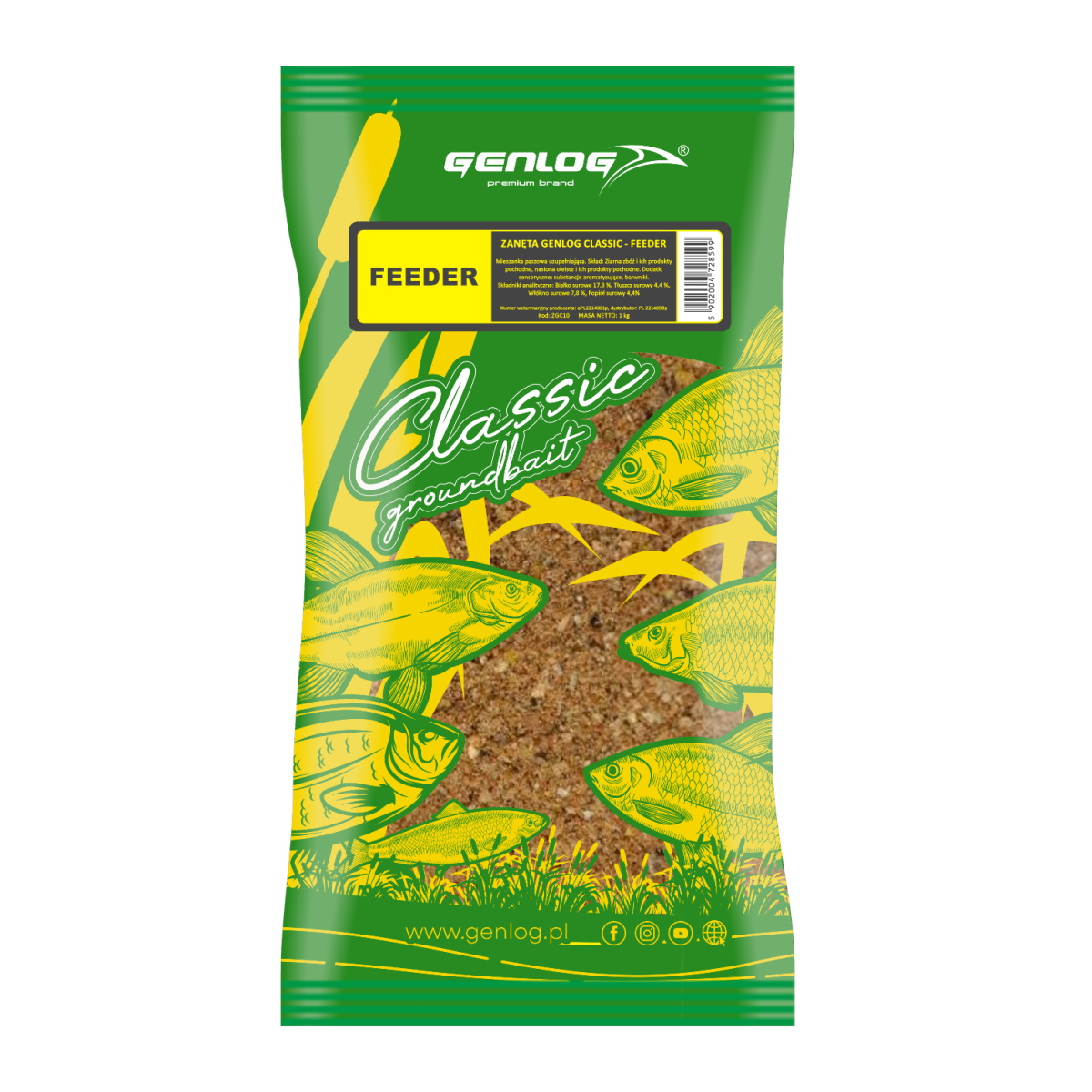 Lockfutter Classic Feeder (Futterkorb) 1 kg Lockfutter Classic Feeder (Futterkorb) 1 kg