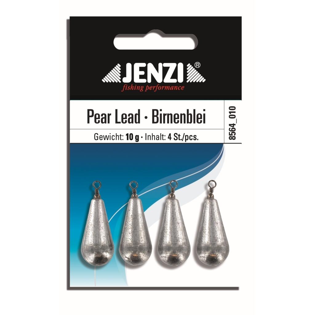 Birnenbleie mit Wirbel, 10 g, 4 Stück – JENZI