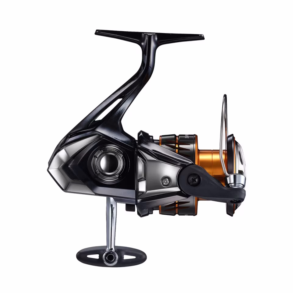 SHIMANO Nexave FJ 4000 Spinnrolle mit AR-C Spulendesign, 3+1 korrosionsbeständigen SA-RB Lagern, G-Free Body und HAGANE-Getriebe – vielseitig geeignet für Süßwasser, Küste und Friedfisch-/Feeder-San