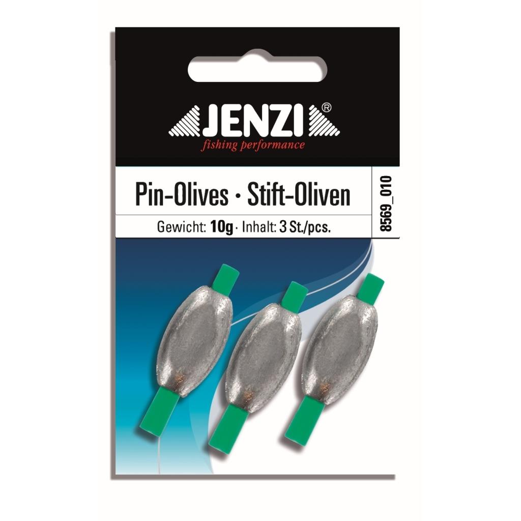 Stiftoliven 10 g, 3 Stück; Montagen-Blei – JENZI