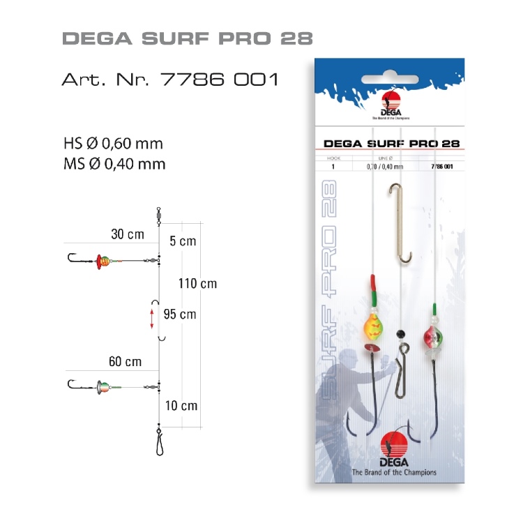 DEGA Surf Pro Rig 28