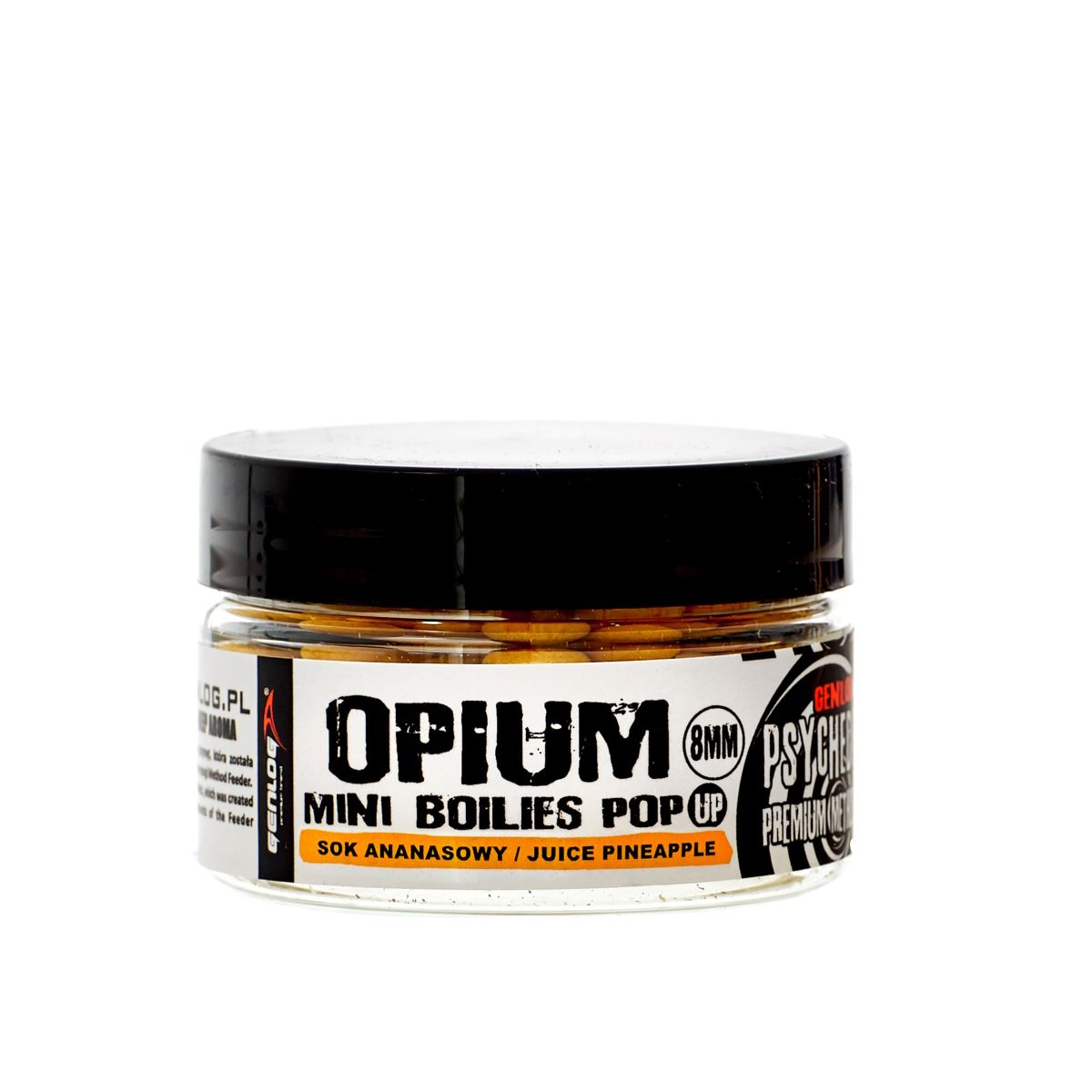 Opium Method Feeder Mini Boilies Pop Up 8mm  42 gramm Juice Pineapple