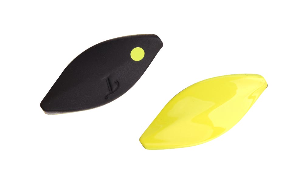 Trout Master Incy Inline Spin UV Spoon 3,0g mit Einzelhaken Black/Yellow