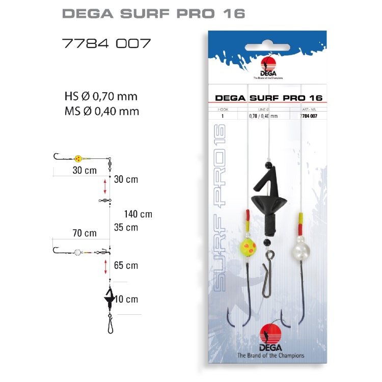 DEGA Surf Pro Rig 16