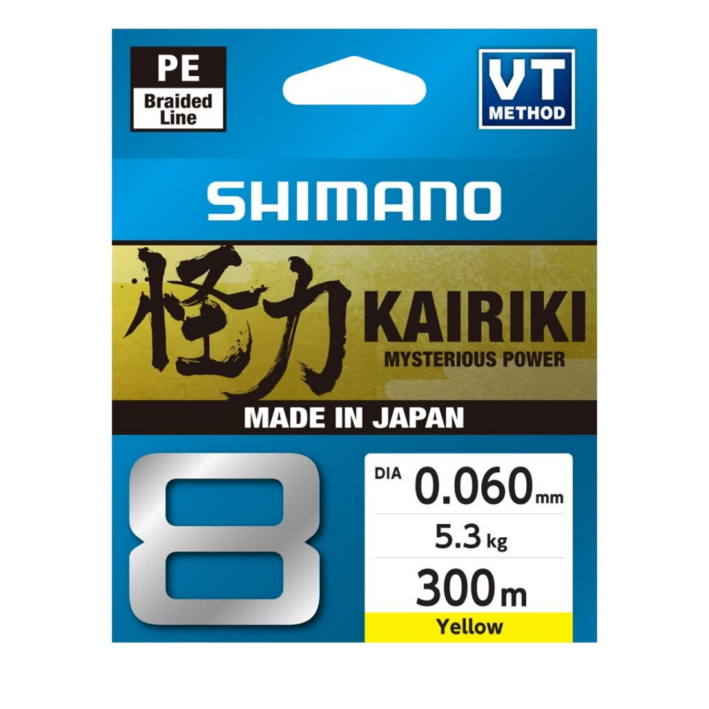 Shimano Kairiki 8 Steel Yellow 300 m 0,28 mm / 29,3 kg