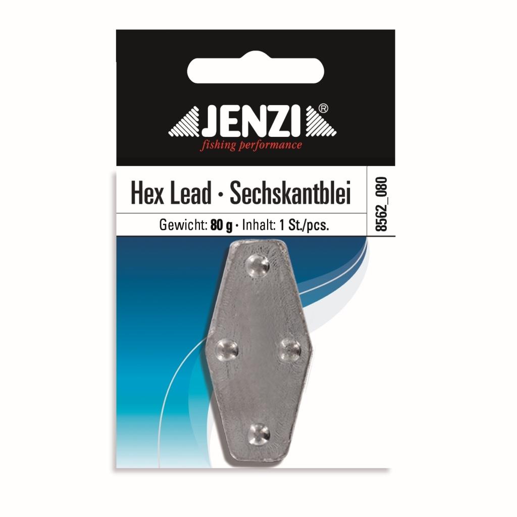 JENZI Grundblei 80 g – Kantblei für Grundangeln