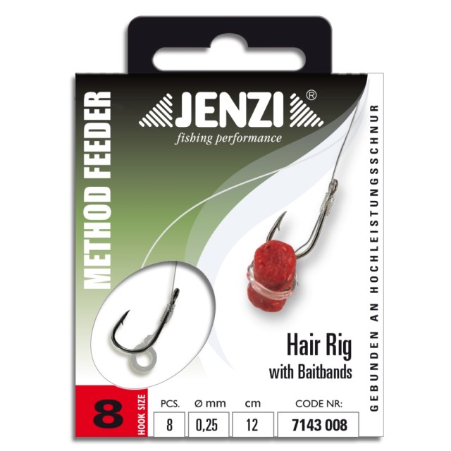 Hair Rig mit Gummiband  10-0,23mm
