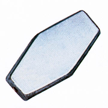 Grundblei 150 g, flache Form, rutschfest am Grund