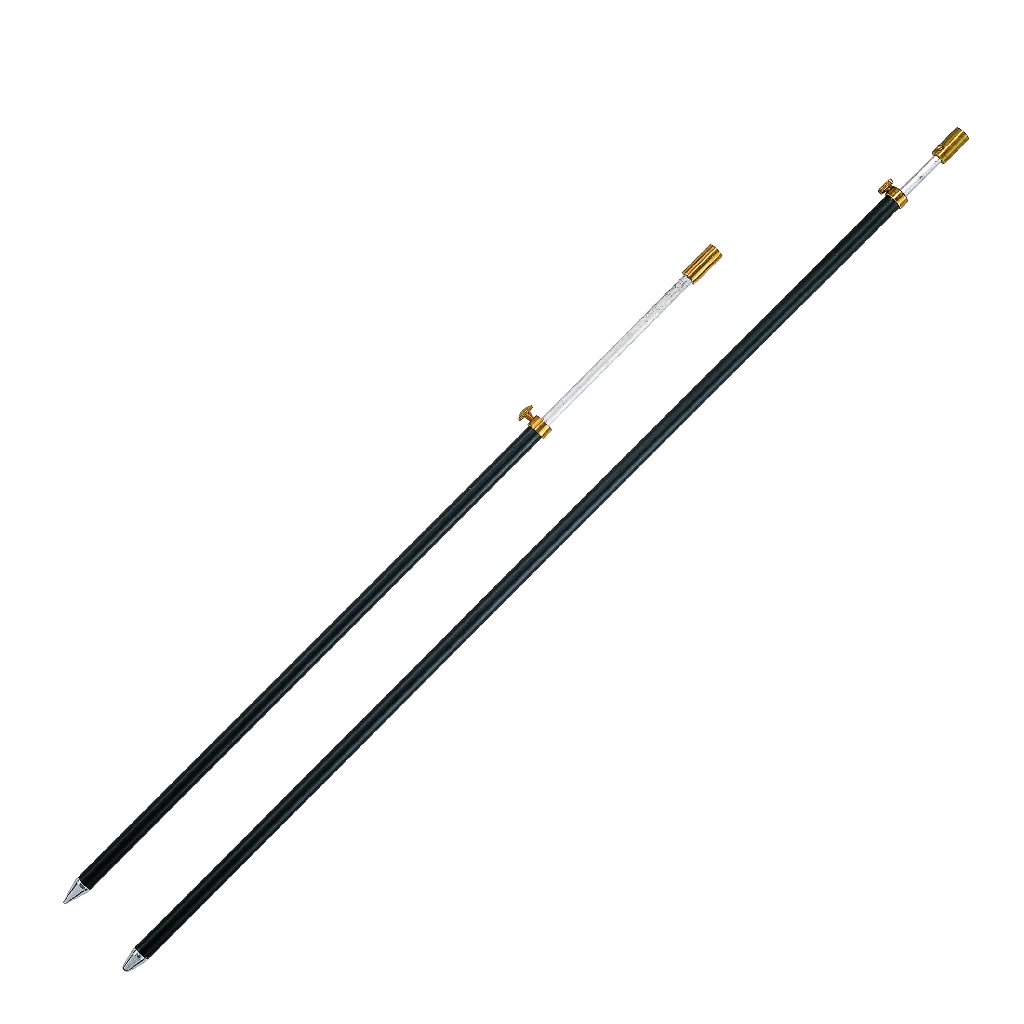 Bank Stick Specimen-Range, mattschwarz  51 - 97 cm