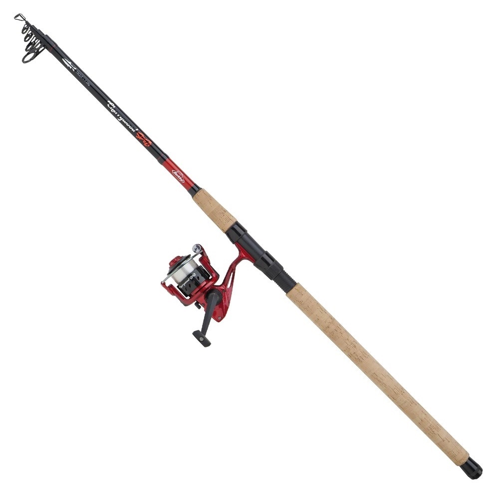 Berkley Cherrywood Spezi Zander Combo 3,00m 21-50g Zanderrute + 3000 Rolle +Trilene  Schnur