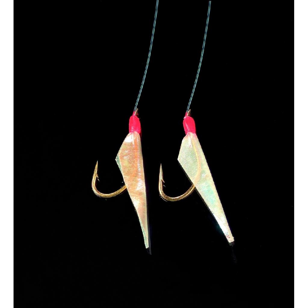 DEGA Heringsvorfach 2 Haken, 145 cm, Hauptschnur 0,35 mm, Vo