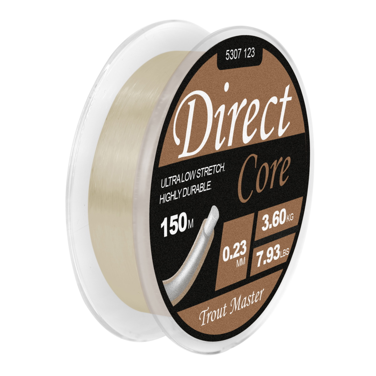 Trout Master Direct Core Sinking 150 m Trout Master Direct Core Sinking 150 m 0,23mm /3,34Kg