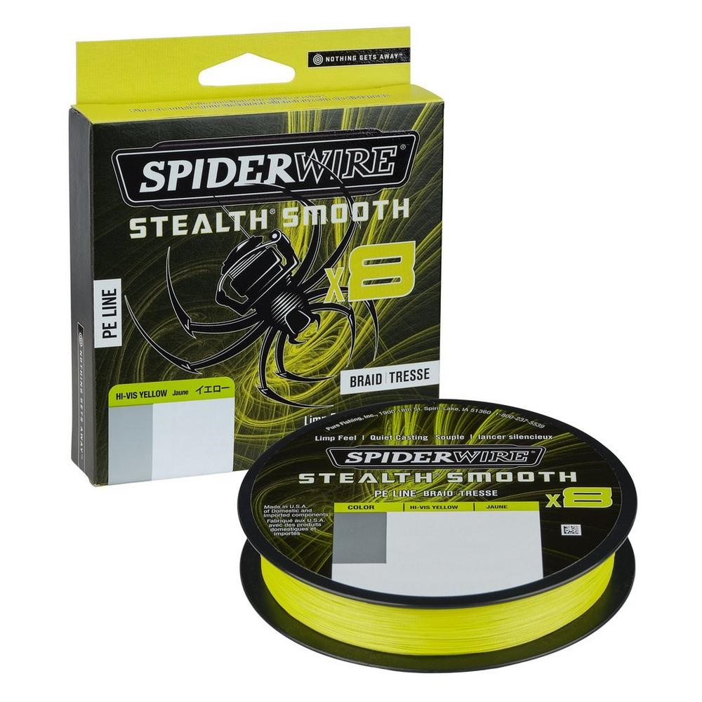 Spiderwire Stelath Smooth 8 Yellow / 300m 0.13 mm / 12,7 kg