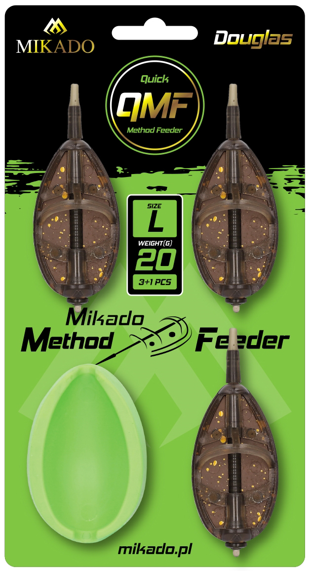 Mikado Method Feeder Douglas Set L - 3 + 1 Stück 50 g
