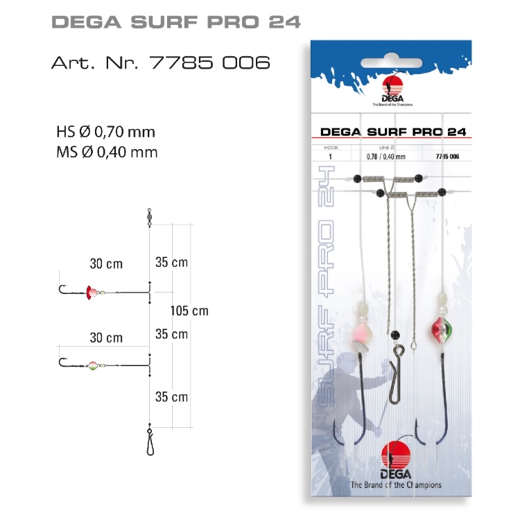 DEGA Surf Pro Rig 24