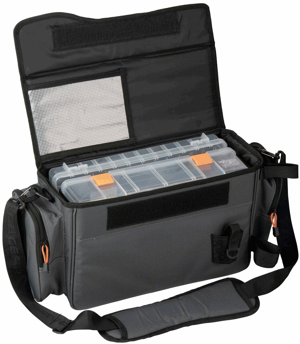 Savage Lure Spezialist Shoulder Bag L mit 2 Boxen (16x40x22cm)