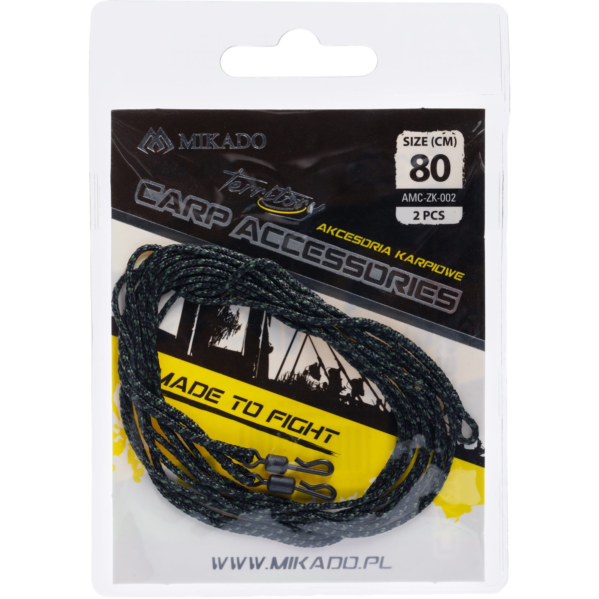 MIKADO Leader - Karpfen Set - Leadcore 80cm mit Quick Change Wirbel